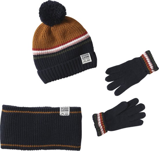 Vertbaudet Ensemble Bonnet Snood Gants/Moufles