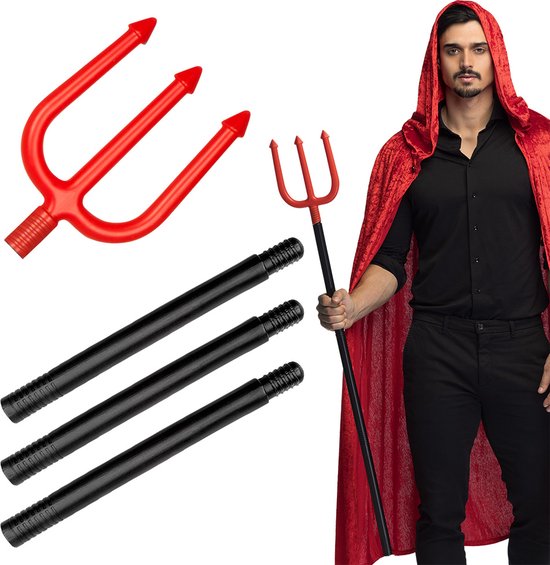 Boland - Duivelsvork - Kinderen en volwassenen - Unisex - Duivel - Halloween accessoire decoratie - Horror - Rode Duivels