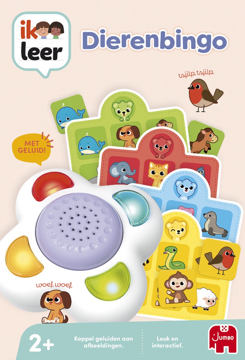 Jumbo - Ik Leer - Dierenbingo - Bingo Zoo - Educatief speelgoed - Vanaf 2 jaar - Interactief bingo spel kinderen — afbeelding 5