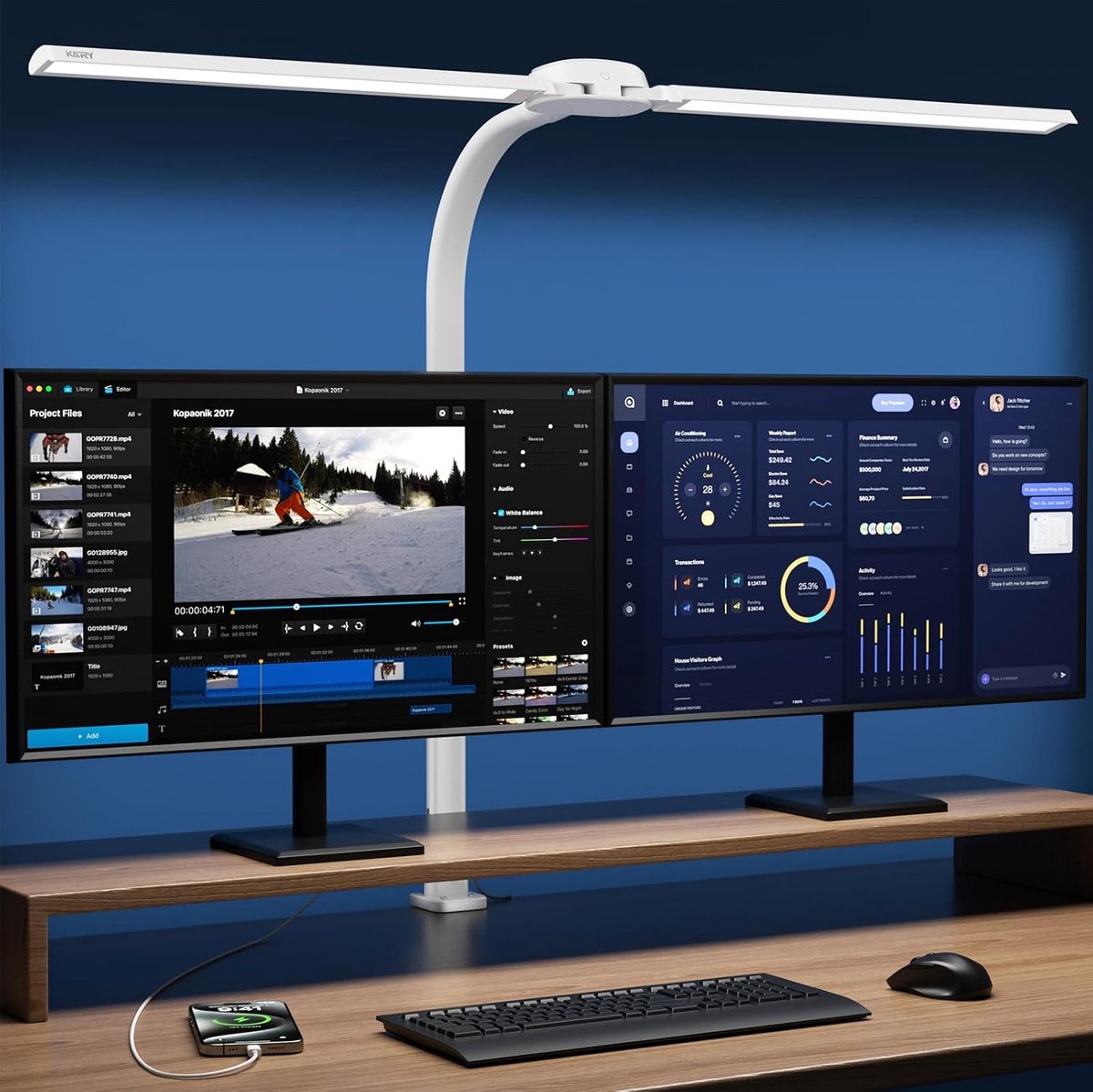 Solacis Daglichtlamp hobby - Hobby lamp - Daglichtlamp staand - Bureaulamp - Dimbaar - Must have voor thuis!