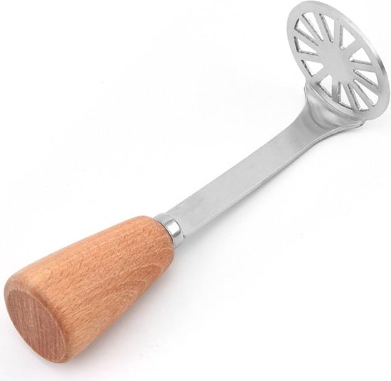 Roestvrijstalen Heavy Duty Aardappelstamper En -pers Met 2 Schijven Voor Aardappelpuree Groenten Puree