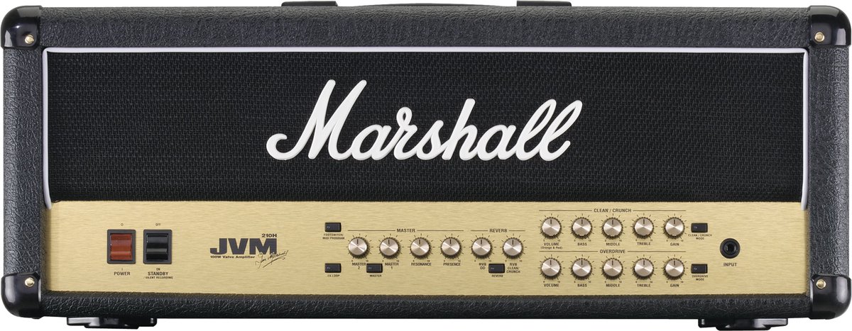 Marshall JVM 210 H Head - Buizenversterker top voor elektrische gitaar