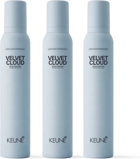 3 stuks - Keune - Velvet Cloud - Strong Volume Foam 500 ml