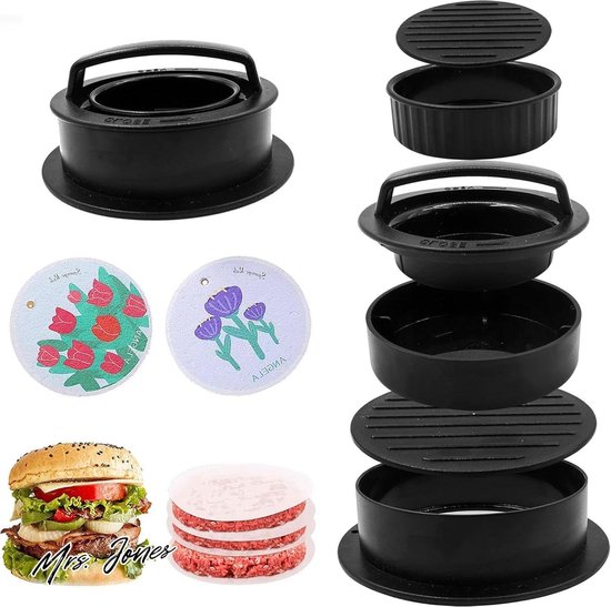 Commerciële Hamburgermaker 545 x 300 x 413 mm Commerciële