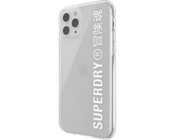 Superdry Snap Case Clear  FW20 for iPhone 11 Pro clear/white