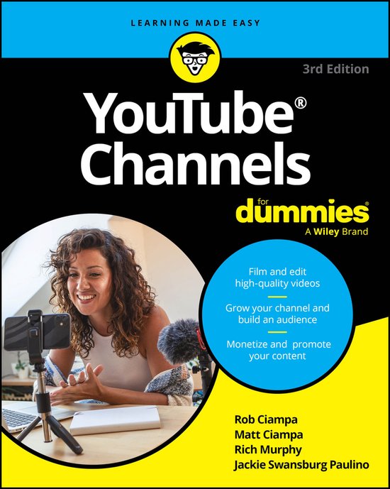 YouTube Channels For Dummies - cover