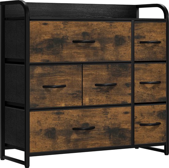 TRANKIELO® - Moderne Stijl Commode met 7 Laden, Stijlvolle Opbergkast ...