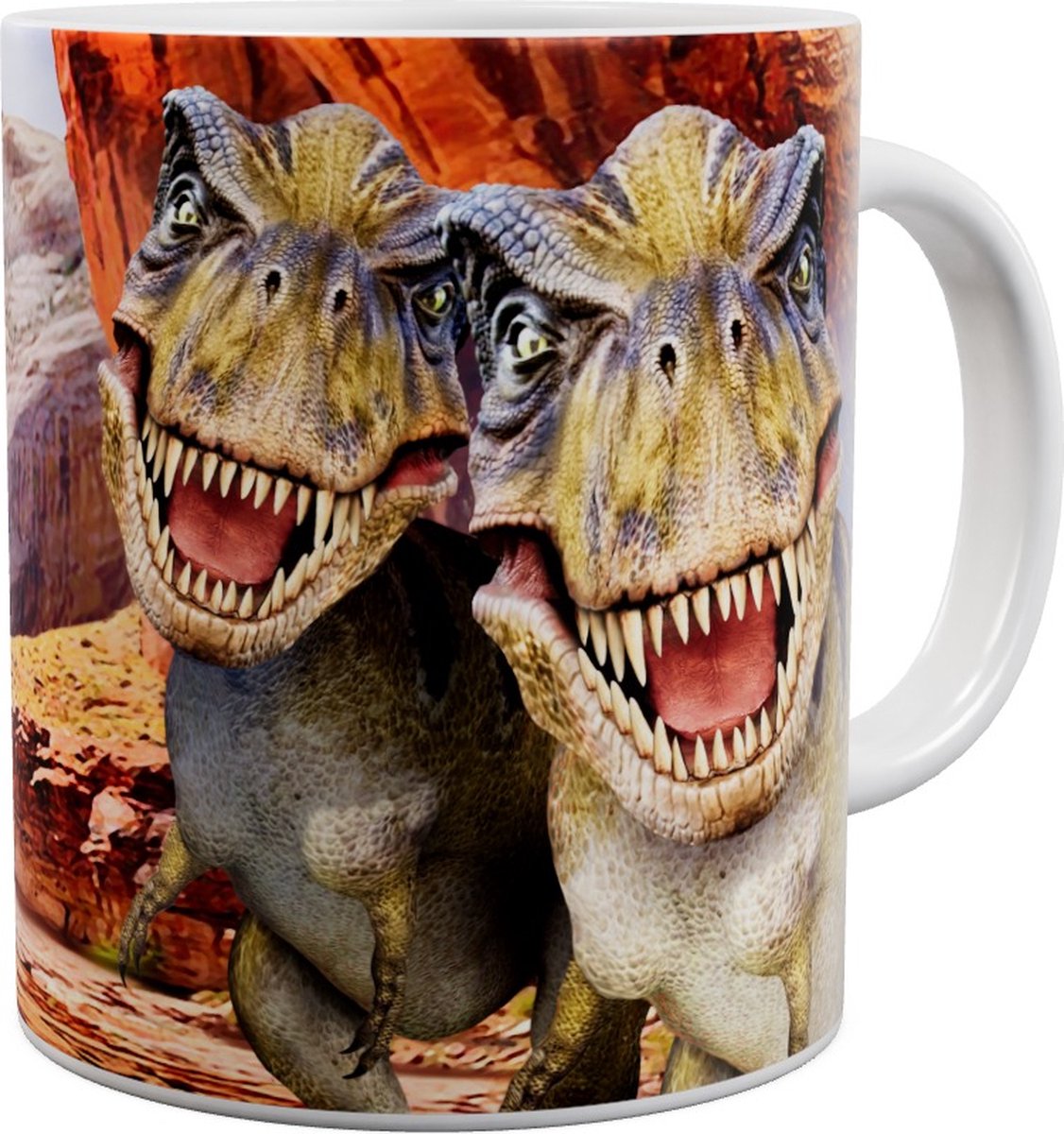 Dinosaurus T-Rex Selfie - Mok 440ml 440