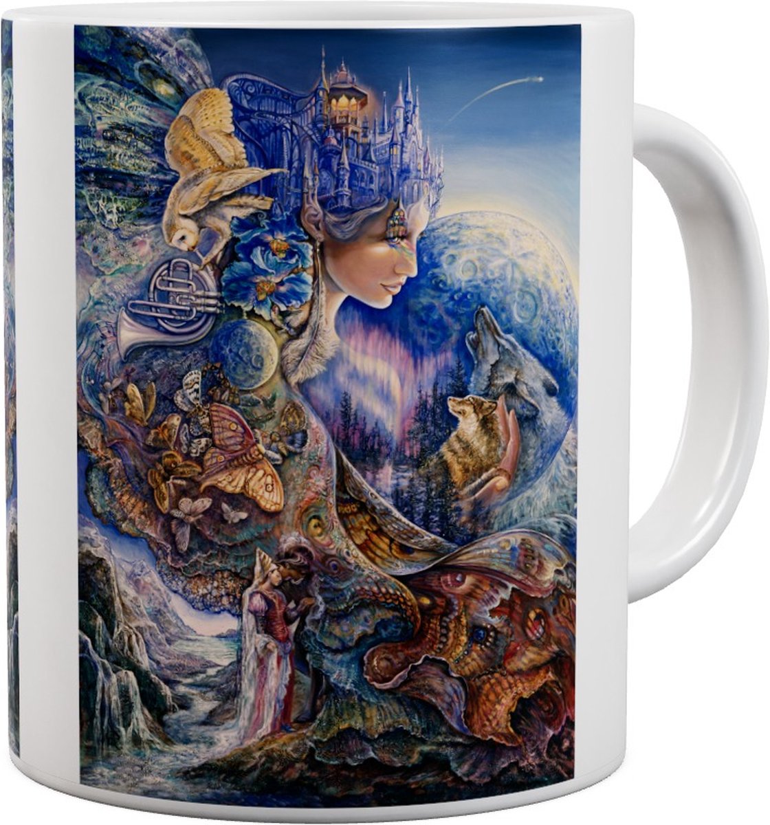 Josephine Wall Fantasy Art - Once In A Blue Moon - Mok 440ml 440