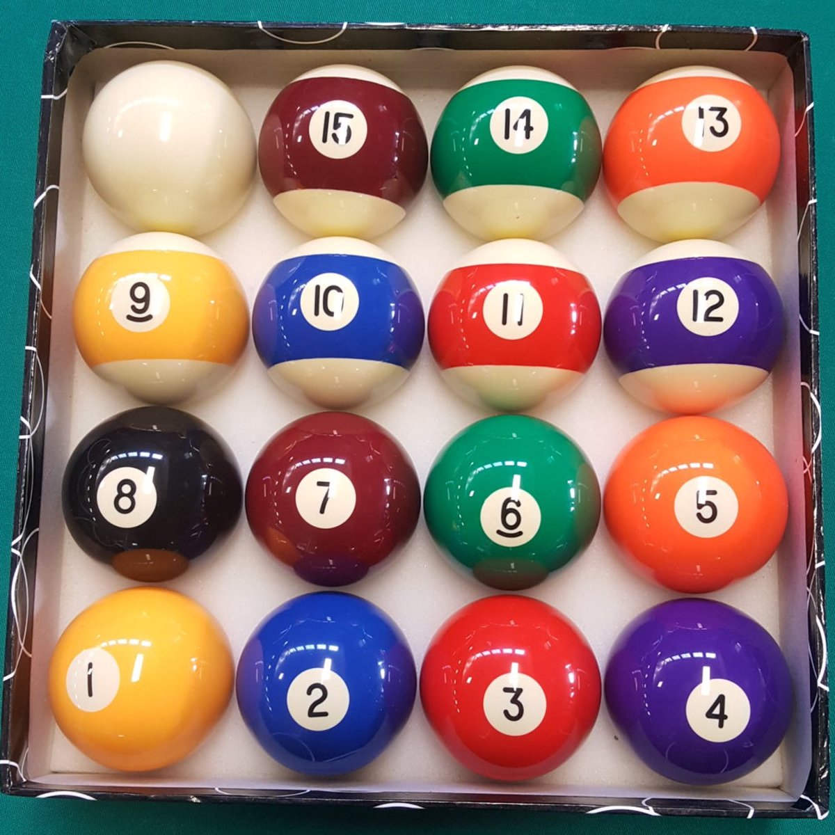 Pool set biljartballen