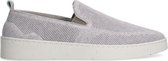 Manfield - Homme - Mocassins en tissu maille gris - Taille 45