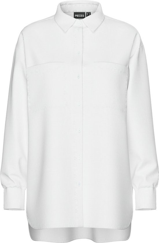 PIECES - PCMELIA LS LOOSE SHIRT WVN NOOS BC - Femme - Chemisiers