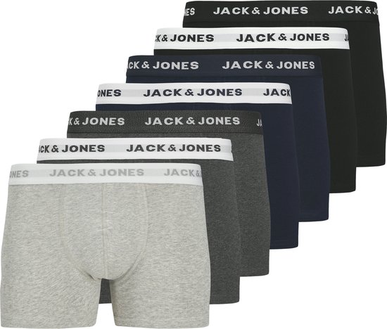 JACK&JONES ADDITIONALS JACBASIC TRUNKS 7 PACK NOOS Caleçons pour Hommes - Taille L