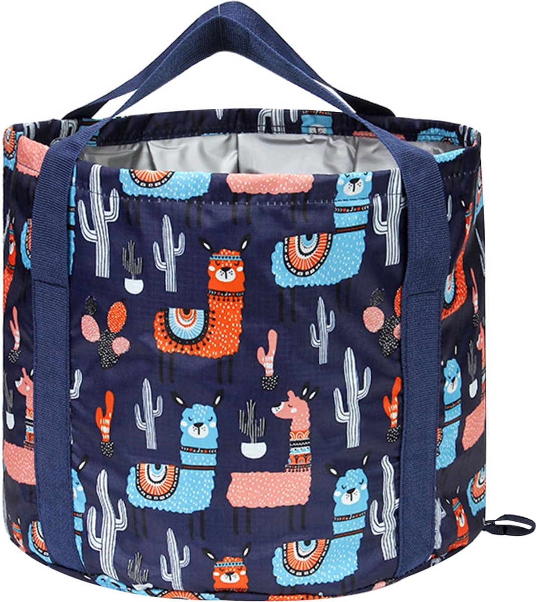 Goedkoopste Goodivery ® Opvouwbare en Draagbare Wateremmer voor Voetenbaden en Outdoor Activiteiten, Blauw