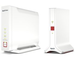 FRITZ!Mesh Set 4060 + 3000 AX – Mesh WiFi – WiFi Repeater- Tri-band – WiFi 6 – 6000Mbps – 2-pack