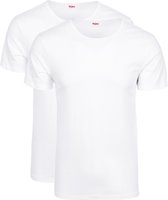 Levi's T-shirt Ronde Hals Wit 2Pack - Maat S - Heren - Basic T-shirt