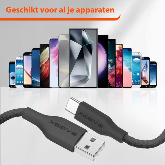 aceyoon USB C kabel kort 20cm, 3A USB C-kabel hoek 90 graden met nylon gevlochten Type C snellaadkabel voor iPhone 15-serie, voor Galaxy S23 S22, voor Huawei, voor Google enz