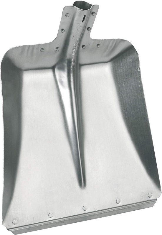 Aluminium schep maat 9 - Breedte 36 cm - Tuinschop en stalschep - Verzinkte stooprand - Sneeuwschuiver — afbeelding 3