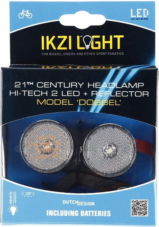 Ikzi Light Kopl Dobbel chr - zwart — afbeelding 2