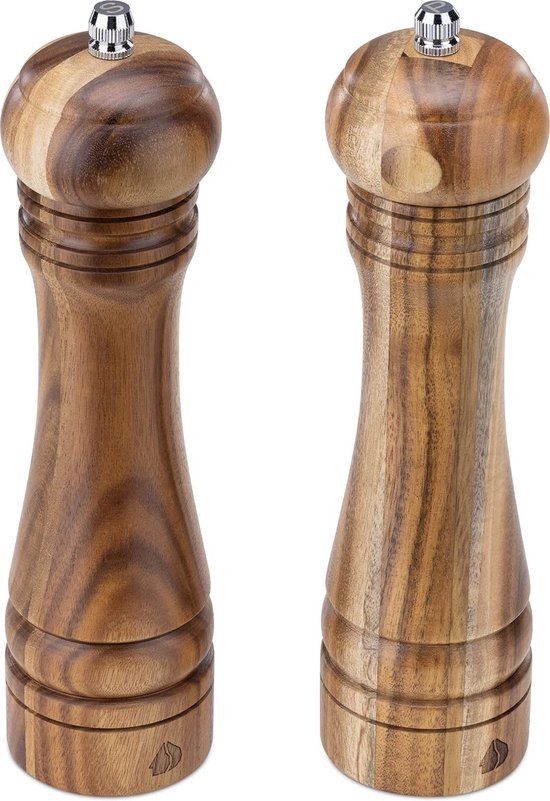 Macinino Ommo Bianco Per Sale E Pepe – Regolabile In Ceramica Con Imbuto Facile Da Riempire - 2