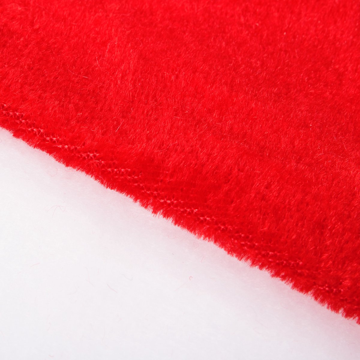 Springos Kerstmanmuts - Kerstmanhoed - Kerstmanoutfit - Rood - Polyester