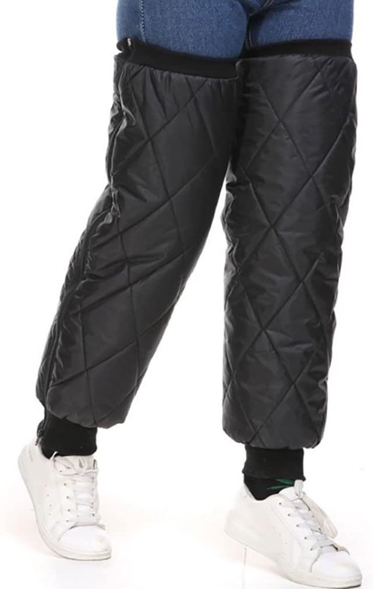Goedkoopste Motor Elektrisch Voertuig Winddichte Kniebeschermers - Winter Waterdichte Kniebeschermers Naar Beneden - Beenwarmers - Rits Beenwarmers - Buitensporten - Unisex Snowboardfiets - Geschikt voor Snowboardfiets - Zwart - 70cm