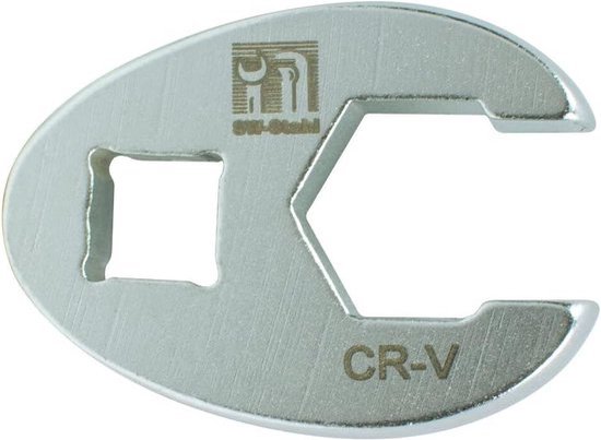 SW-Stahl 01480L-18 Clé polygonale 18 mm I clé à patte d'oie 3/8 pouce I clé à conduite de frein I acier au chrome vanadium I patte d'oie I clé à patte d'oie I clé à conduite