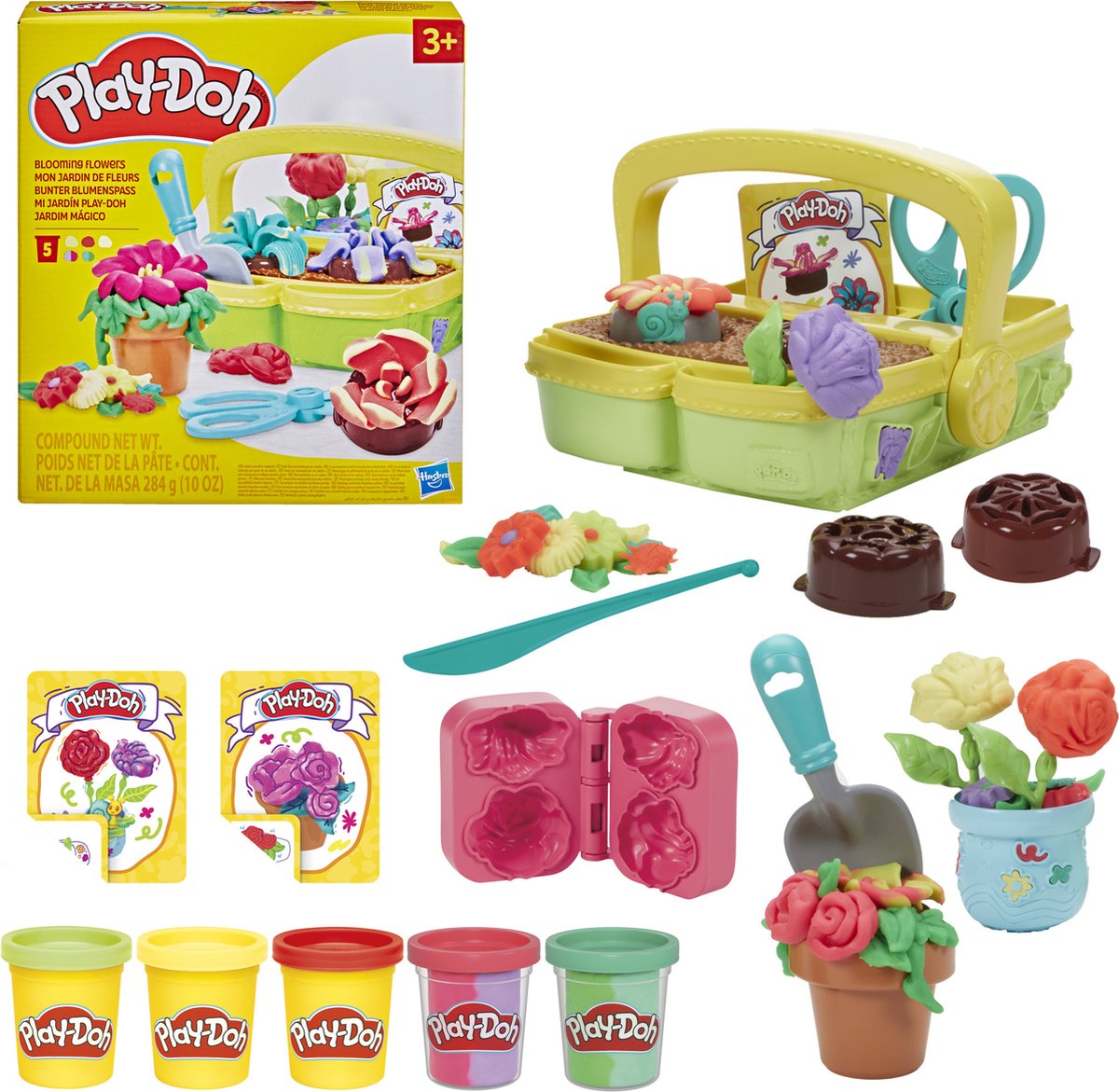 Play-Doh Bloeiende Bloemen Speelset - Boetseerklei - Inclusief 5 Play-Doh potjes — afbeelding 4