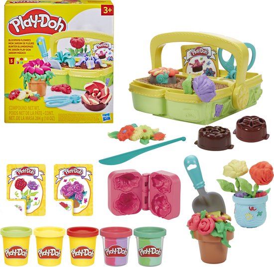Play-Doh Bloeiende Bloemen Speelset - Boetseerklei - Inclusief 5 Play-Doh potjes