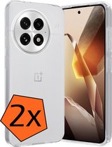 Coque adaptée pour OnePlus 13, coque en Siliconen – Coque adaptée pour OnePlus 13, coque arrière – 2 pièces – Transparent