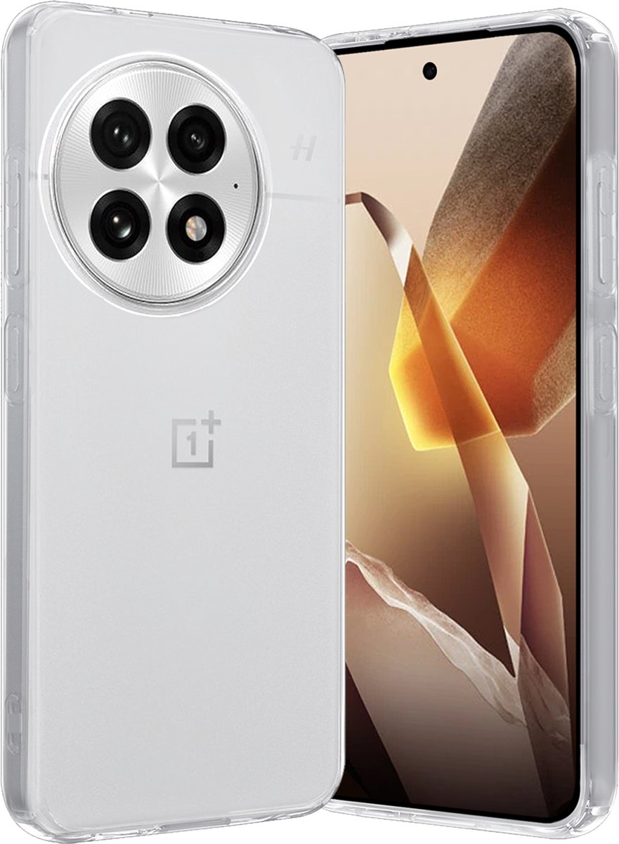 Hoes - Geschikt voor OnePlus 13 - Sterk & Shockproof - Hoesje Cover - Siliconen Case - Transparant