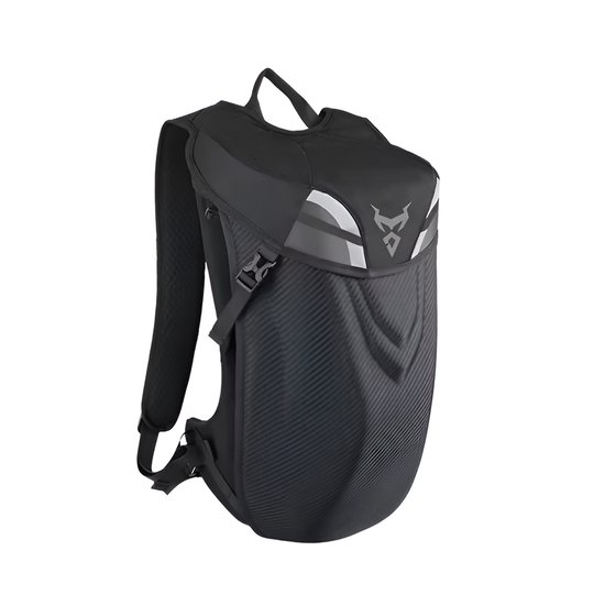 JFG RACING 30 L grote waterdichte koolstofvezel harde rugzak met grote capaciteit van 30 liter voor motorfiets, fiets en outdoor-activiteiten