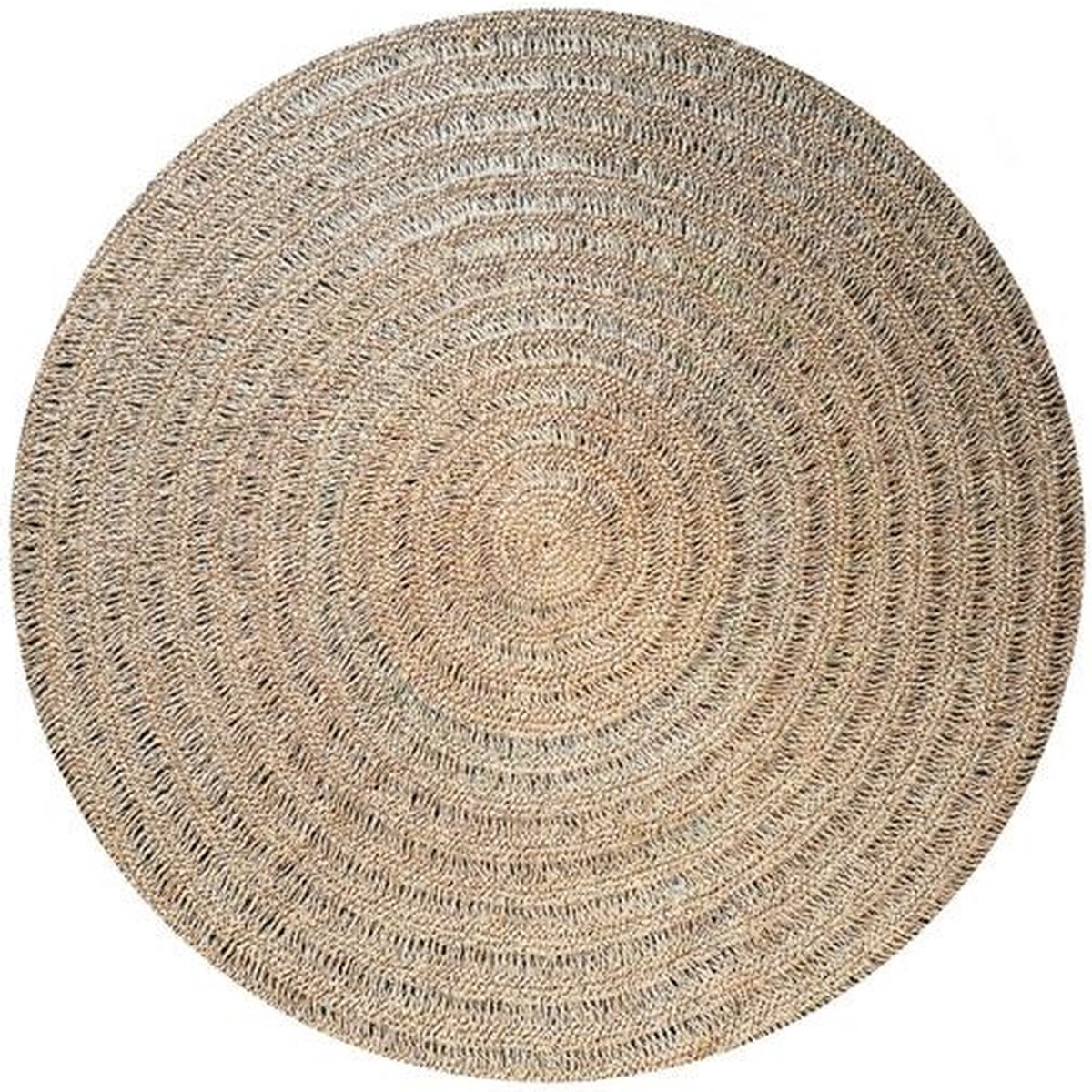 PS-Collection Het Seagrass Tapijt - ø100cm - Natural - Raffia/Sisal - vloerkleed rond, koeienhuid, koeienhuid vloerkleed, schapenvacht medicinaal, schapenvacht ijsland