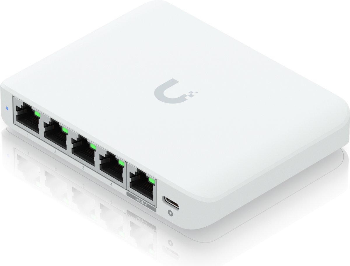 Ubiquiti UniFi Flex Mini - Netwerkswitch - 5 Poorten - Managed - PoE - 2.5 Gbps — cadeau in Cadeau-ideeën - foto 5