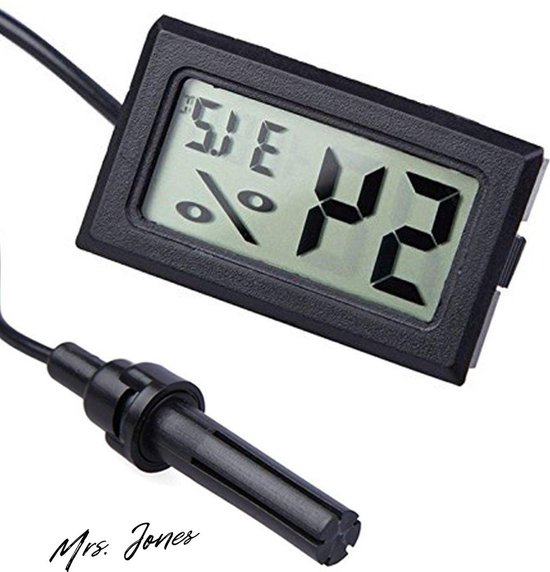Contrôleur D'humidité Numérique 24V DC XH-W3005 - Plage 0-99% RH, Précision 0.1% - Pour Serre, Brassage, Aquarium, Cave - 9
