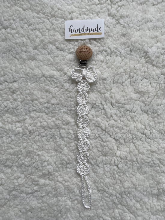 Maminobaby.nl baby geschenkset jongens/meisjes | Kerst | Handgemaakt | Babyslofjes | Speenkoord | Kraamcadeu | Babyshower — afbeelding 4