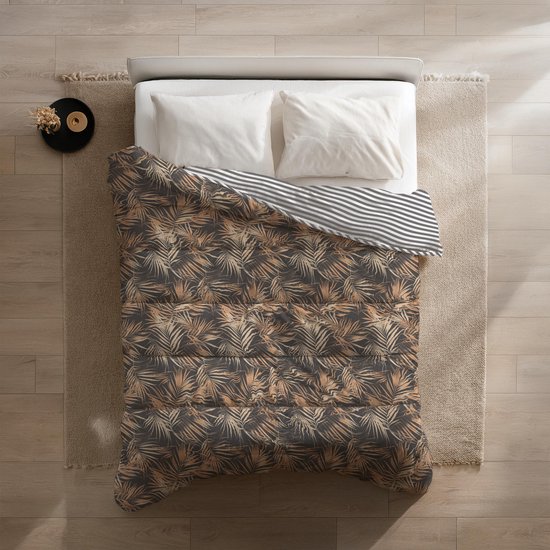 Easy Dekbedden Print – Orange Leafs