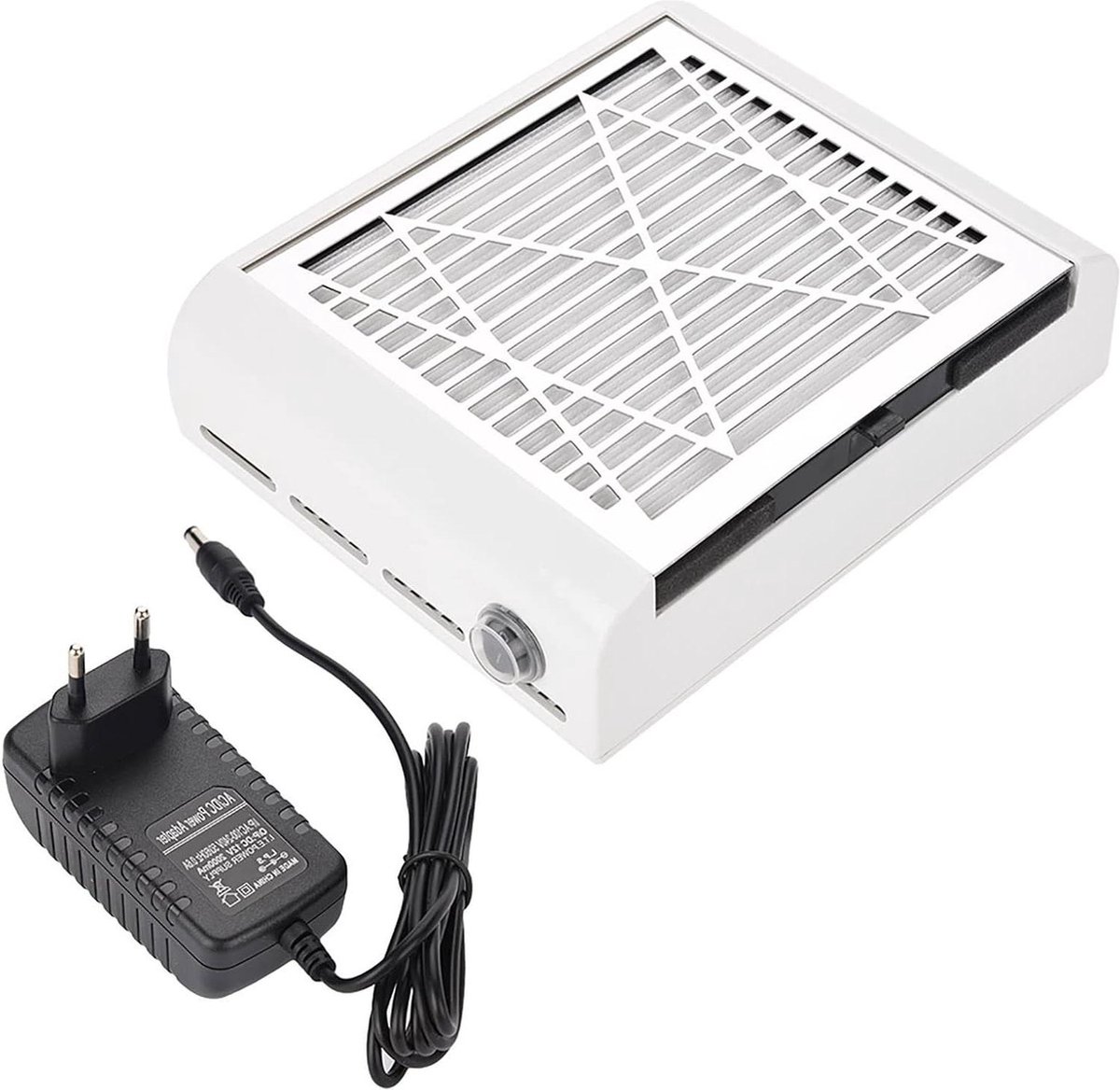 Nagelstofzuiger met afzuiging voor nagelstudio - 40 W stofafzuiging voor manicure pedicure nagelfrees .