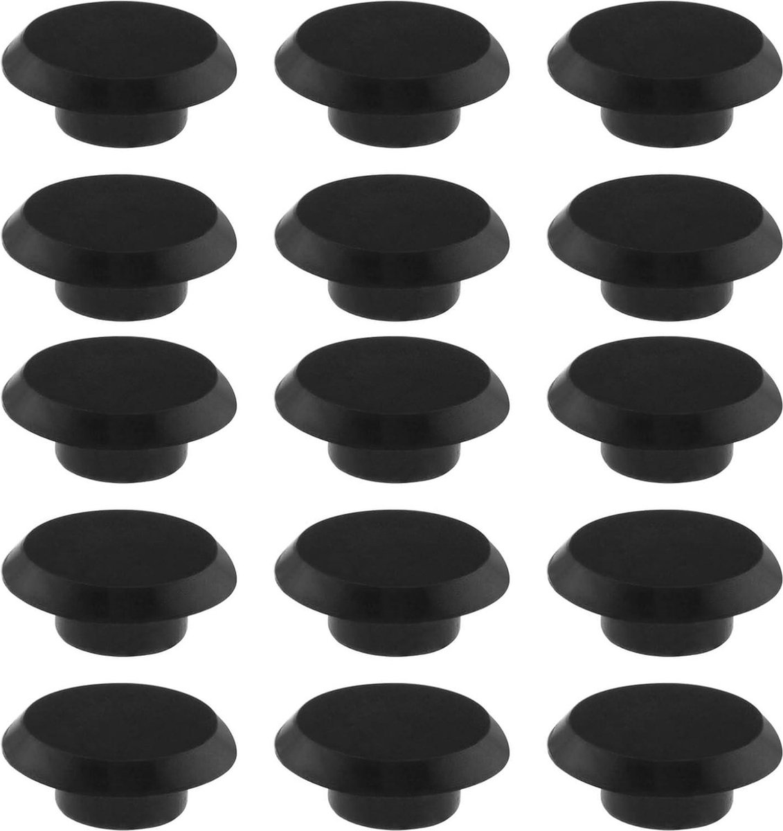 Socket Hoofd Schroef Cover Cap Zeshoek Hoofd Schroefdop Meubels Inbusschroeven Caps - Set van 50 - Zwart M6 Washing Machine