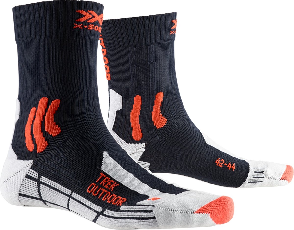 X-socks Wandelsokken Trek Outdoor Microvezel Zwart