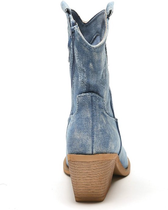 Smilice Bottines souples en daim véritable pour femme - Design
