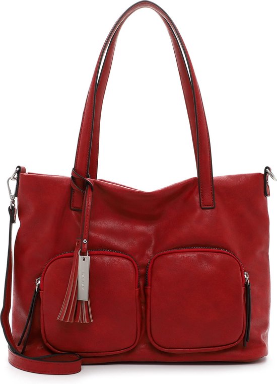SURI FREY Sac shopper Carly Shopper Red Rouge