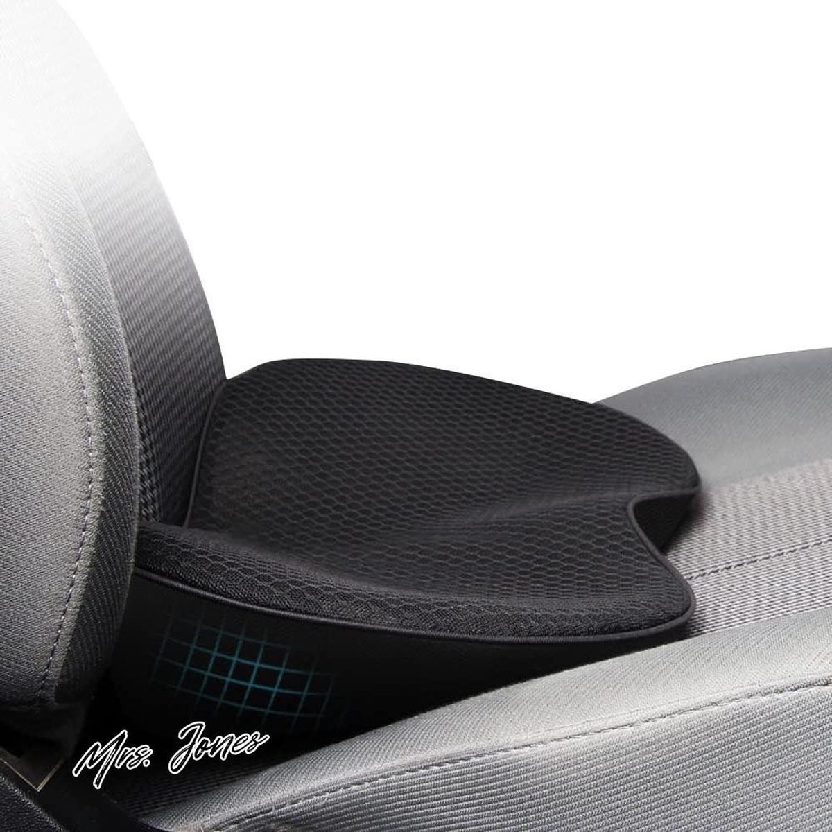 Mrs. Jones Universeel autostoelkussen - dik zitkussen - onderrug verlichting - kussen voor vrachtwagens SUV's rolstoelen. .