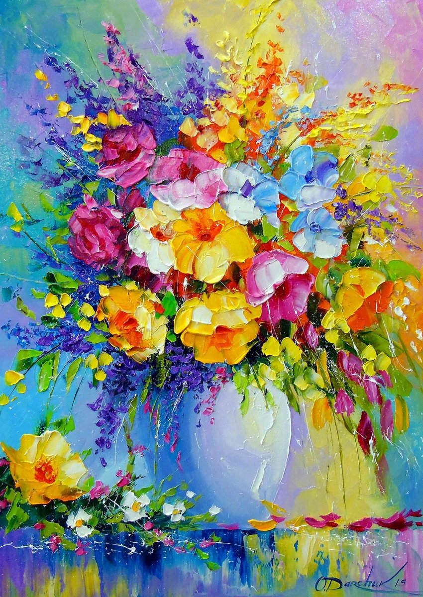 Enjoy Puzzle legpuzzel zomerbloemen - 1000 stukjes puzzelplezier.