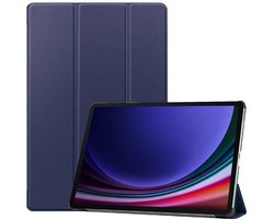 Cazy tablet Hoes geschikt voor Samsung Galaxy Tab S9 / S9 FE / S10 FE / S10 Lite - TriFold Bookcase - Blauw