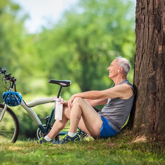 Bouteille d'eau de sport 780 ml - Sans BPA - Anti-fuite - Rose - pour le sport, la salle de sport, le cyclisme, l'école