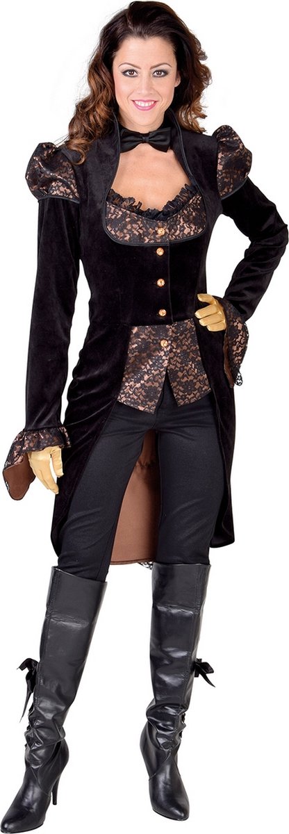 Steampunk Jas Versierd Met Kant - Vrouw
