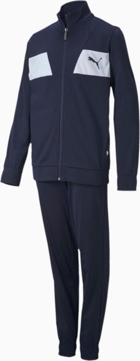 Kindersportset Puma Poly Suit Cl Peacoat D Jongens Blauw