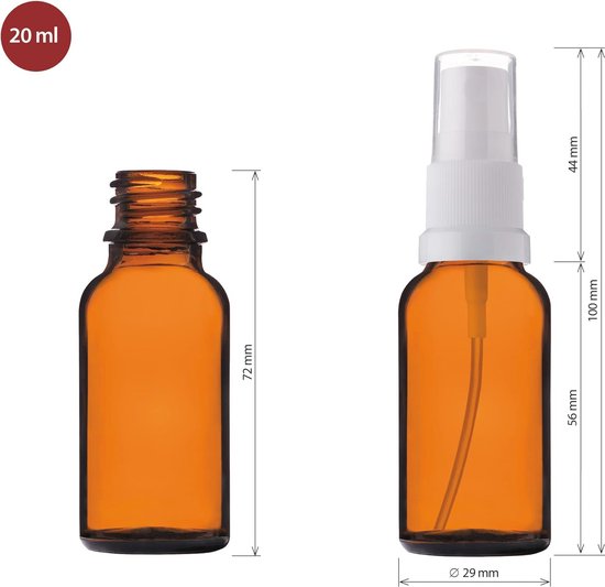 Dioxnatur Amber glazen fles, 500 ml, luchtdichte schroefdop, navulbare fles, opslag van vloeibare stoffen Dioxnatur Amber glazen fles, 500 ml, luchtdichte schroefdop, navulbare fles, opslag van vloeibare stoffen