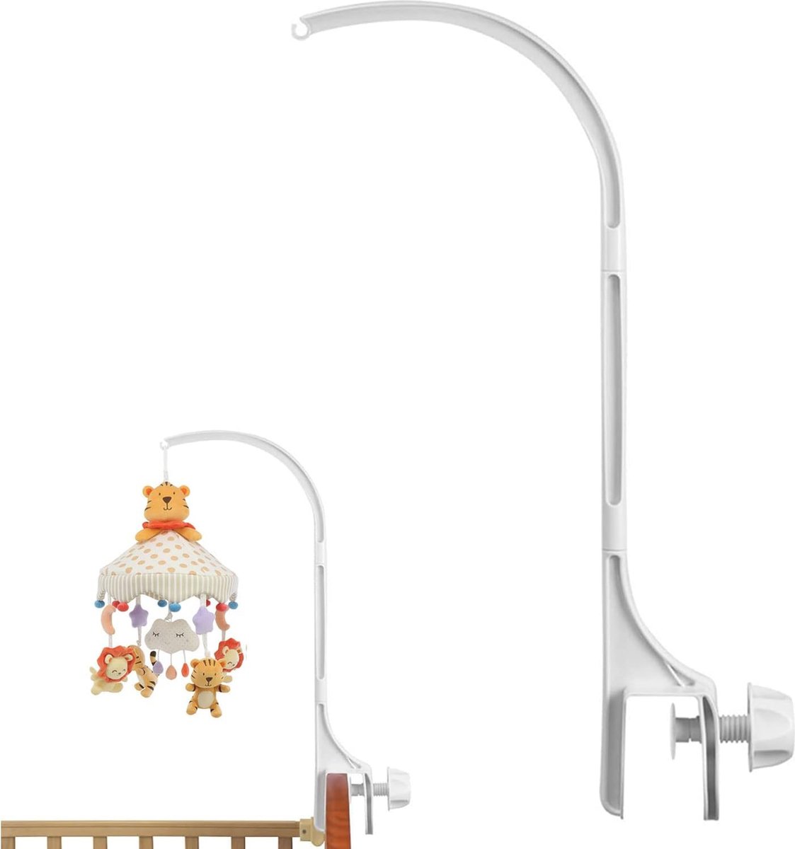Goedkoopste 24 Inch Baby Musical Crib Mobile - Wiegdecoratie voor Pasgeborenen met Muziek en Beweegbare Arm